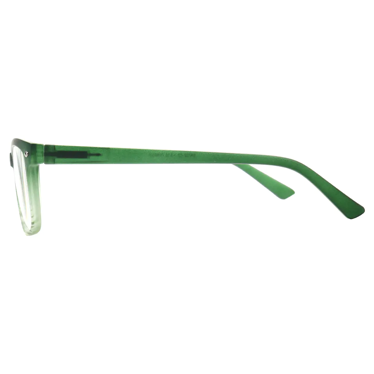 Square Green Reading Glasses