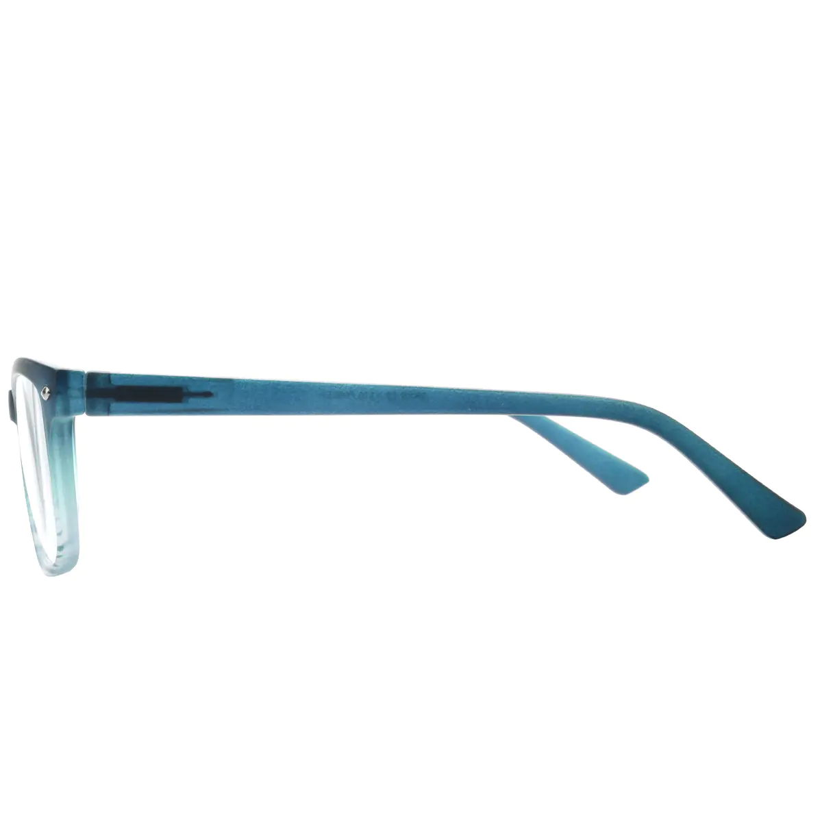 Square Blue Reading Glasses