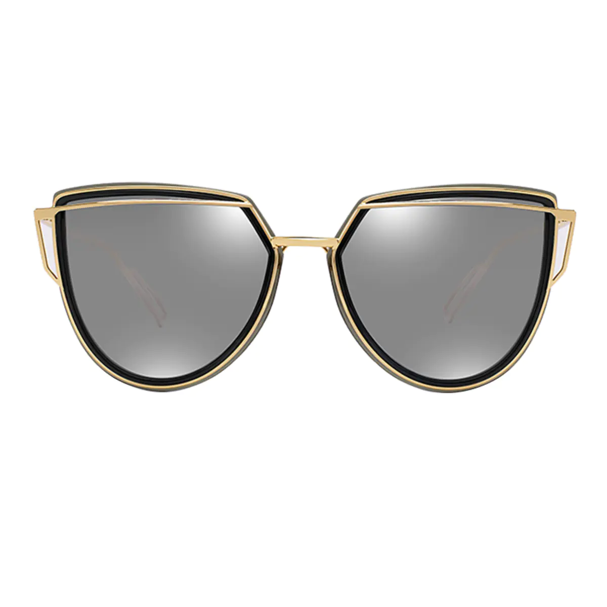 Cat-eye Gold Sunglasses