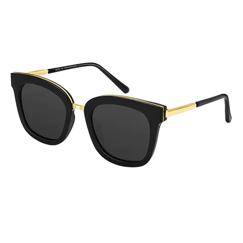 Square Black Sunglasses