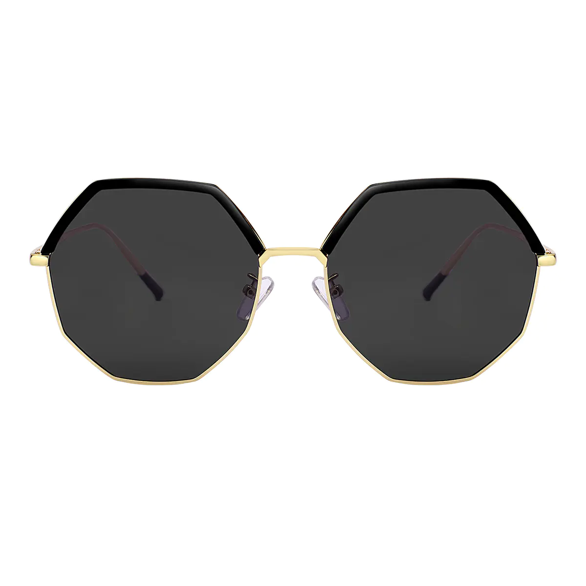 Geometric Gold Sunglasses