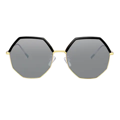Geometric Gold Sunglasses