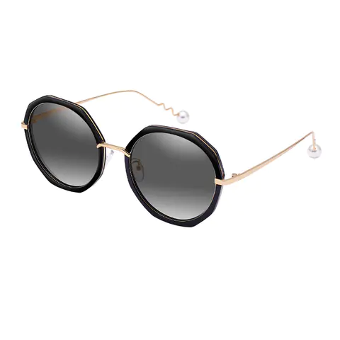 Geometric Black Sunglasses