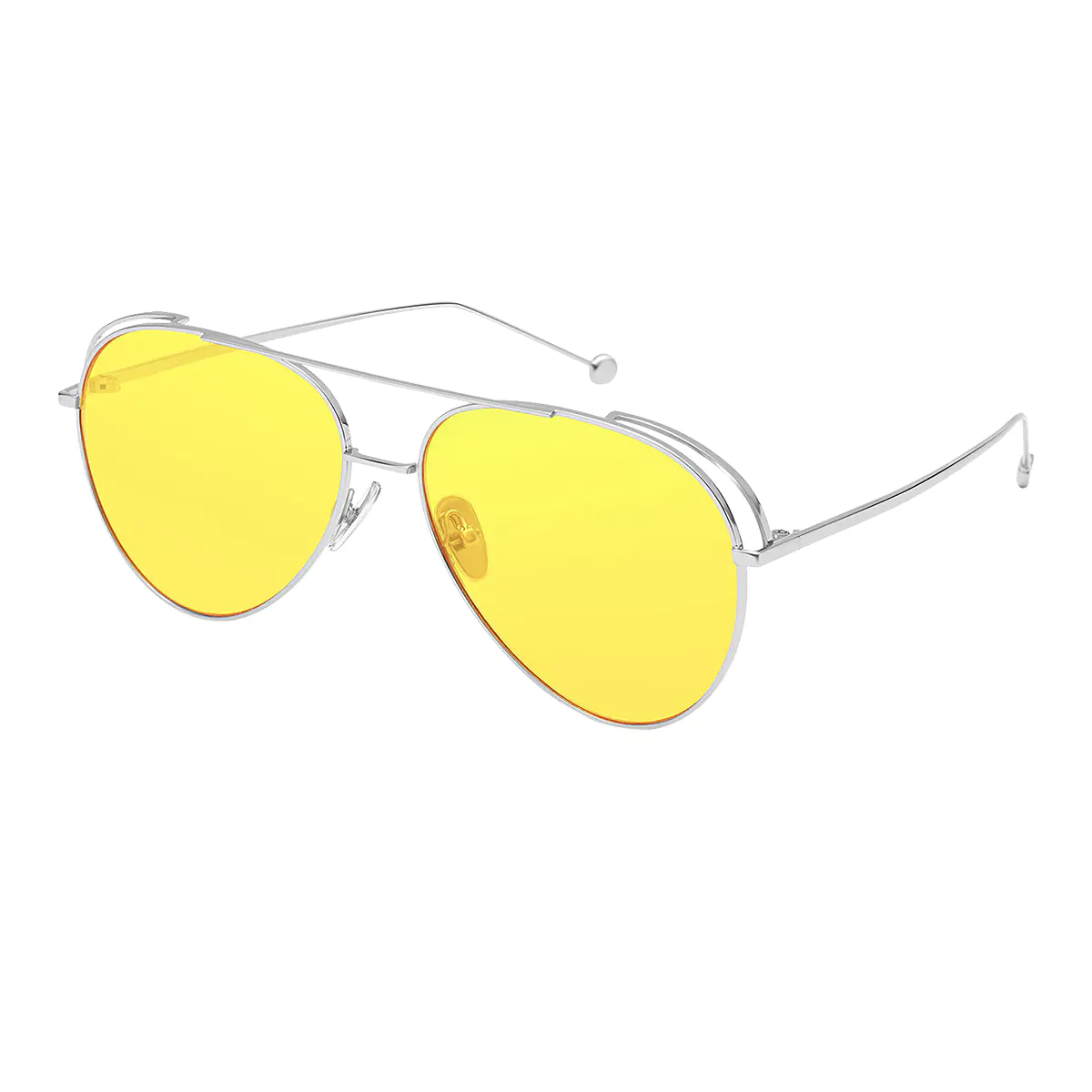 Aviator Silver Sunglasses