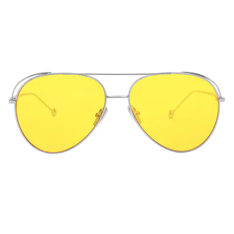 Aviator Silver Sunglasses