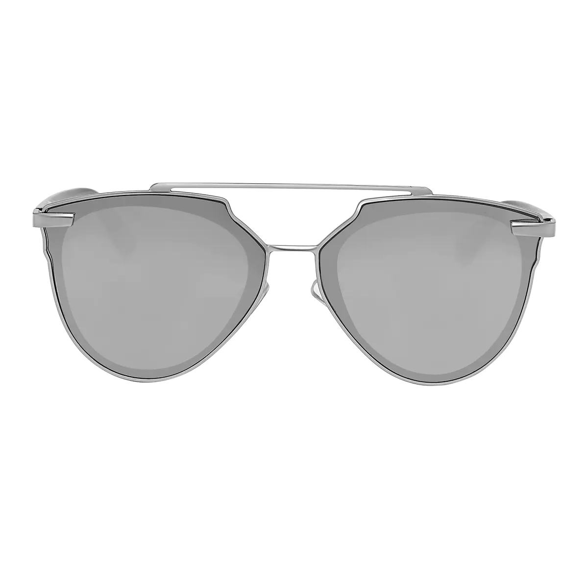 Aviator Silver Sunglasses