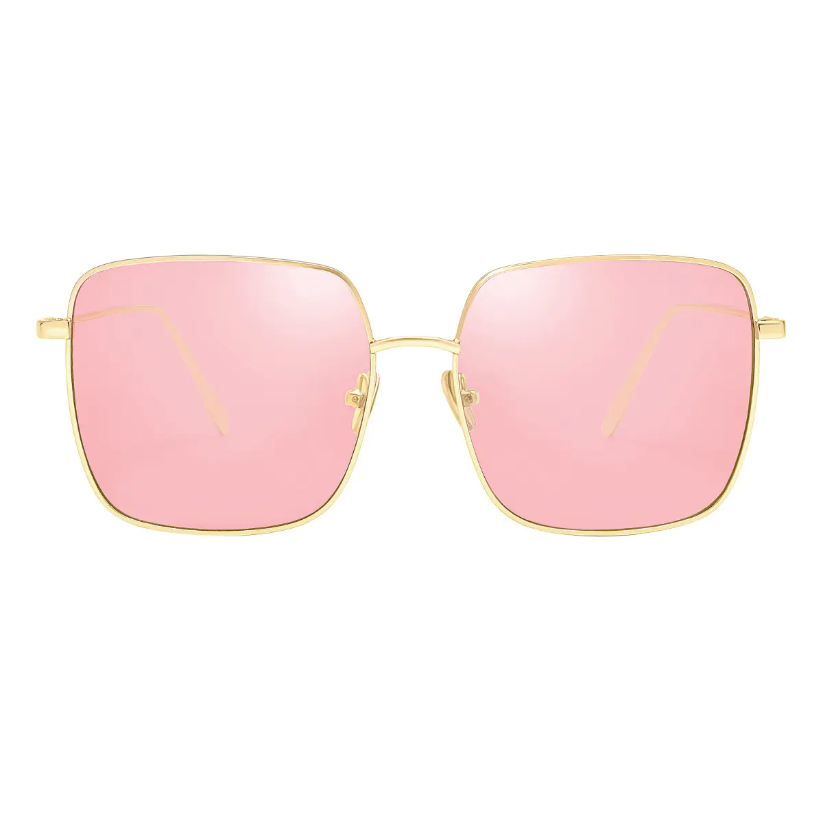 Geometric Gold Sunglasses