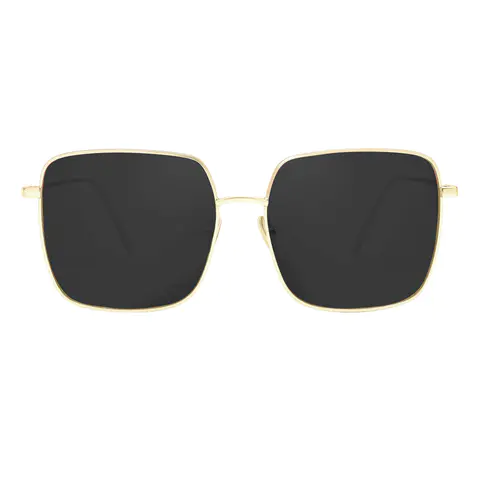 Geometric Gold Sunglasses