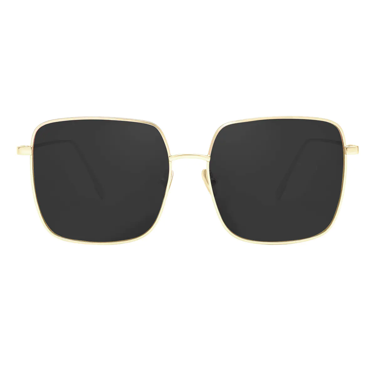 Geometric Gold Sunglasses
