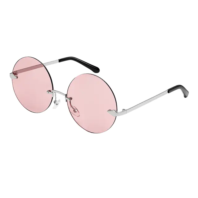Round Silver Sunglasses