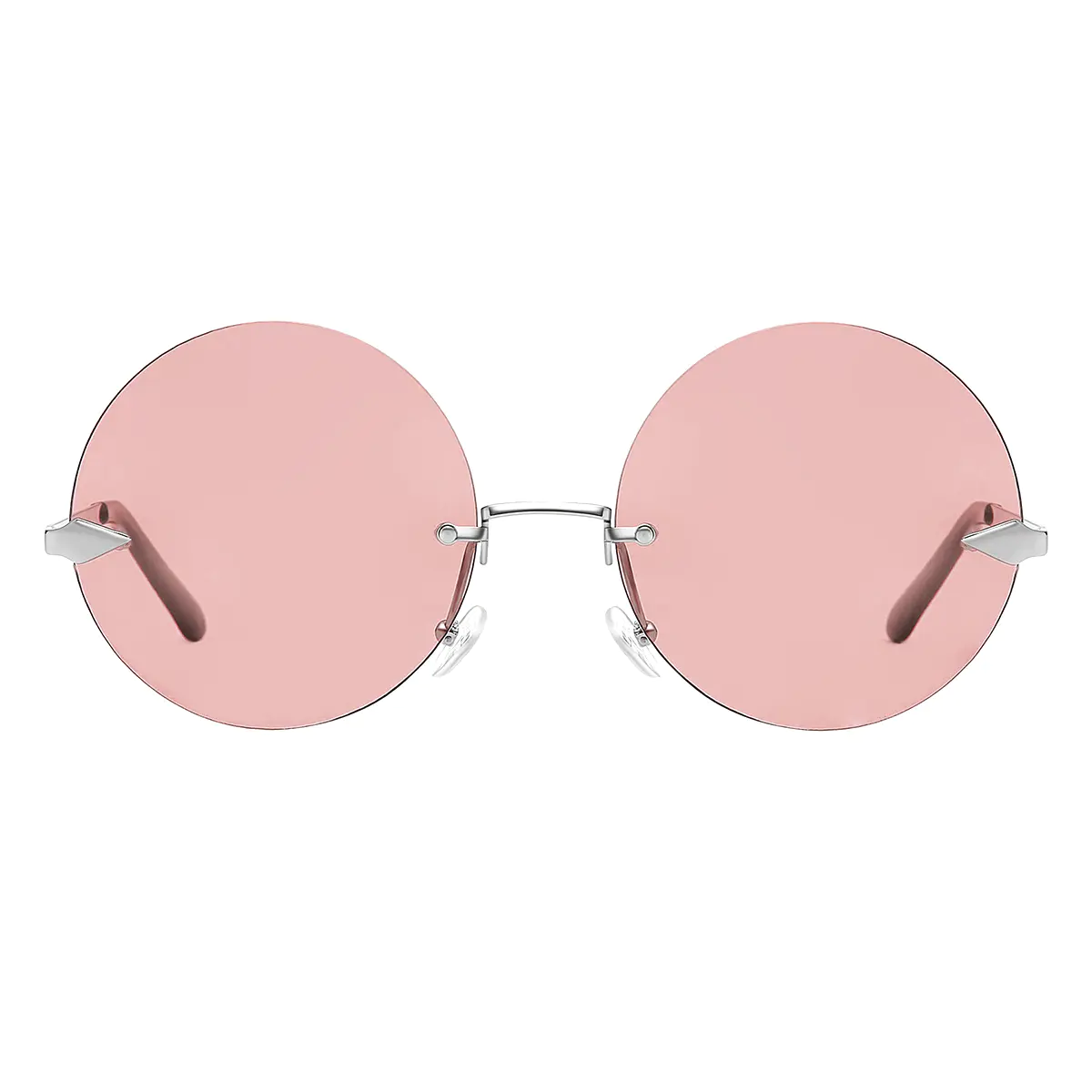 Round Silver Sunglasses