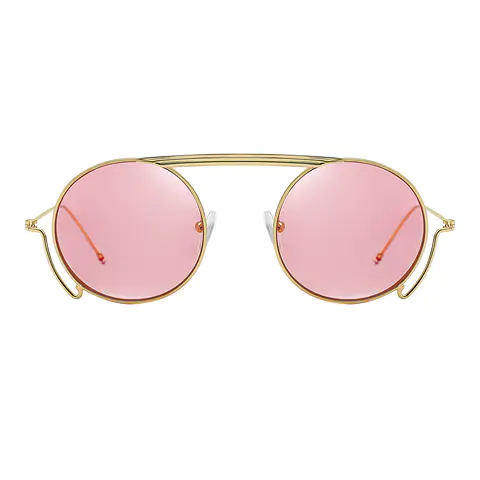 Round Gold Sunglasses