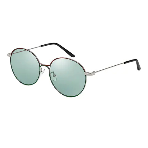 Round Green Sunglasses