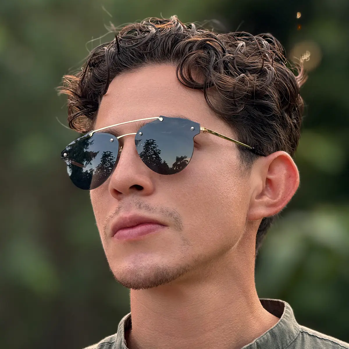 Aviator Gold Sunglasses