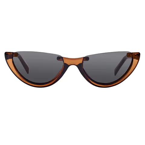 Cat-eye Brown Sunglasses