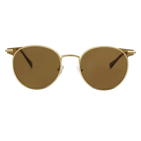 Round Gold Sunglasses