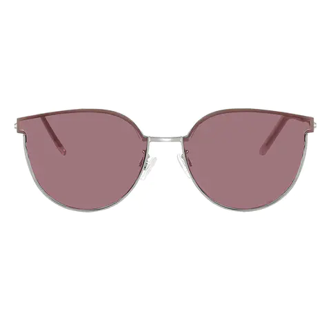 Cat-eye Silver Sunglasses