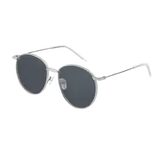 Round Silver Sunglasses