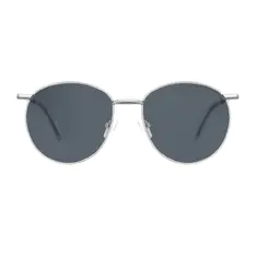 Round Silver Sunglasses