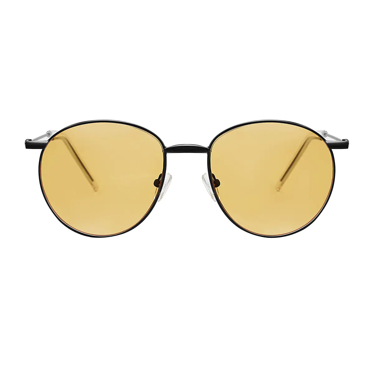 Round Black Sunglasses