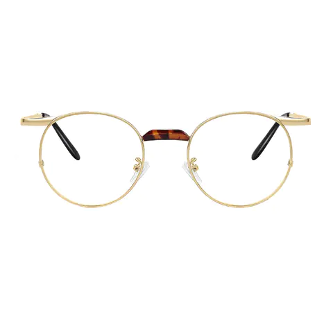Round Gold Sunglasses