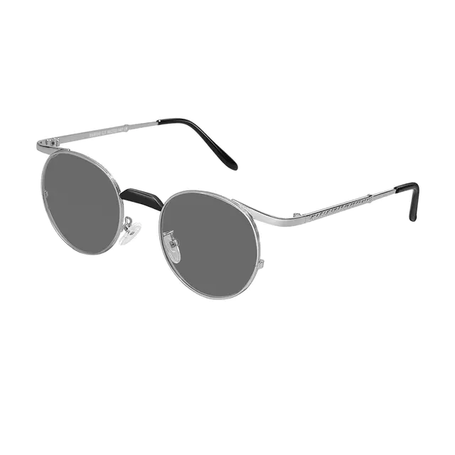 Round Silver Sunglasses