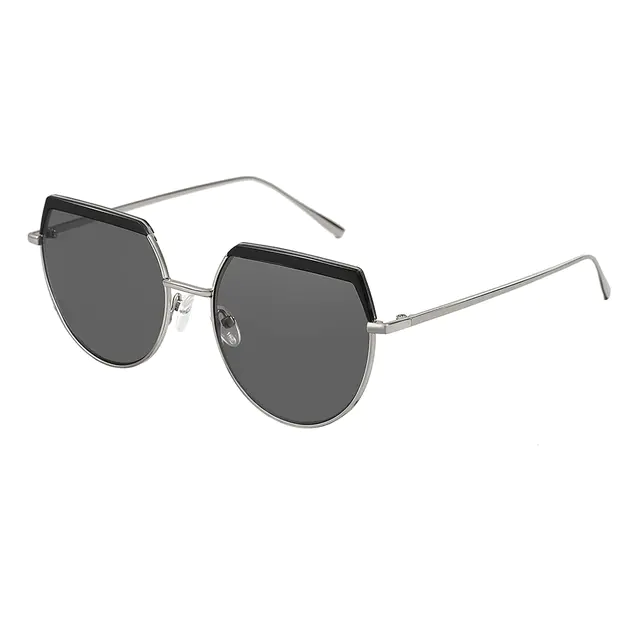 Geometric Silver Sunglasses