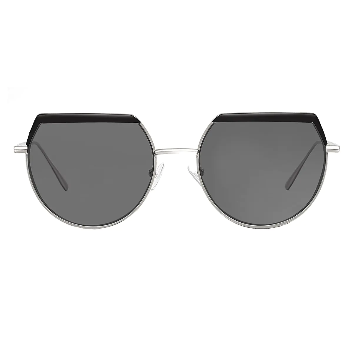 Geometric Silver Sunglasses