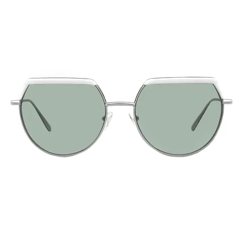 Geometric Silver Sunglasses