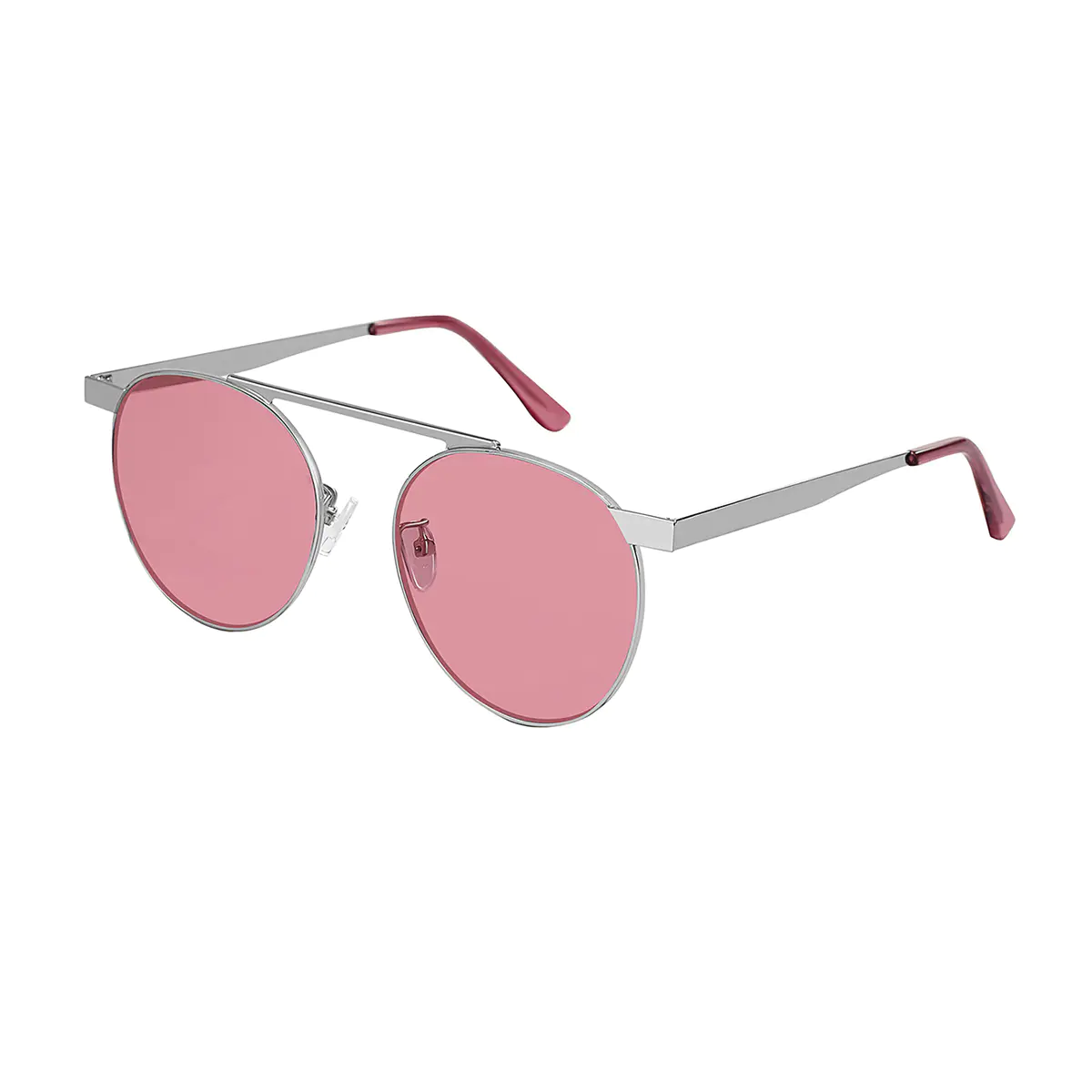 Round Grey Sunglasses