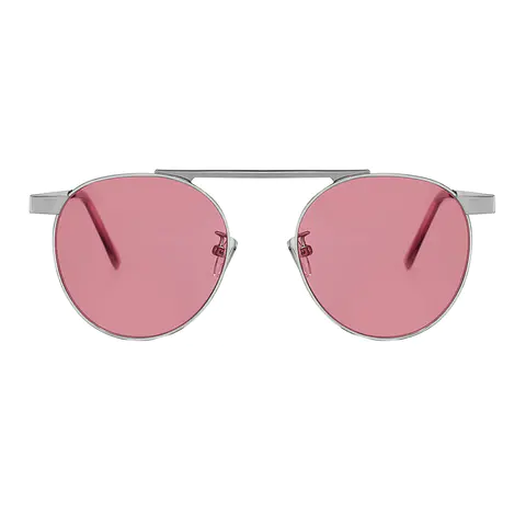 Round Grey Sunglasses