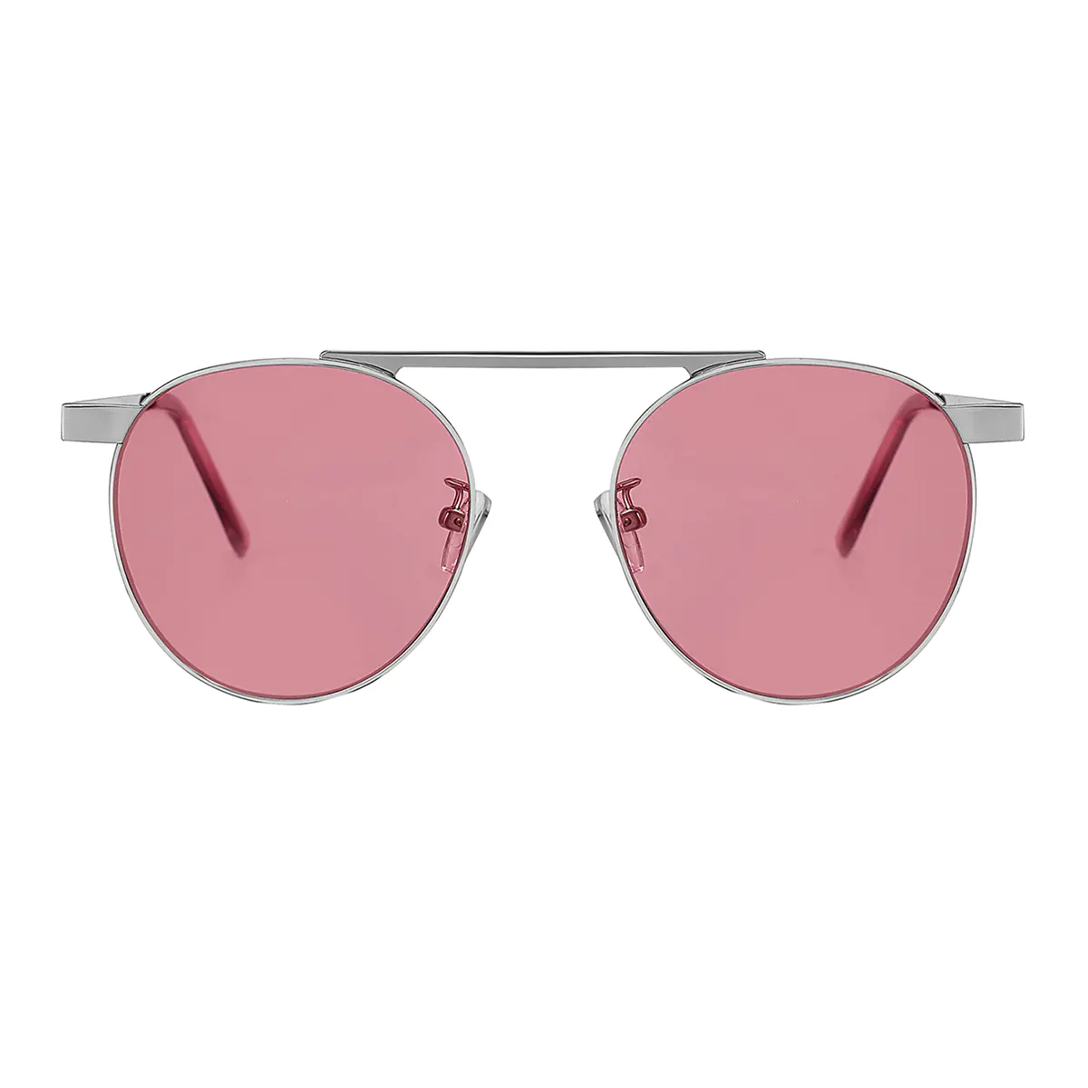 Round Grey Sunglasses