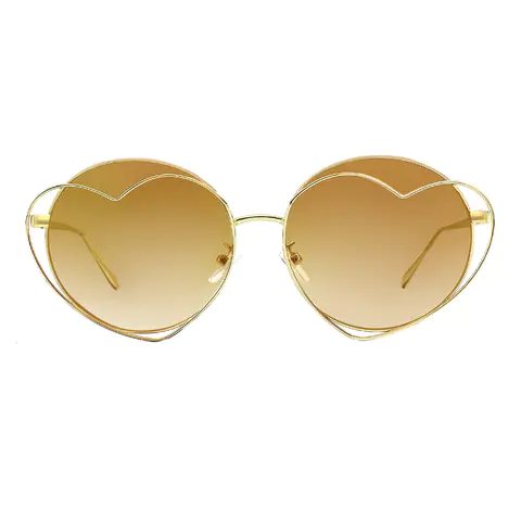 Round Gold Sunglasses