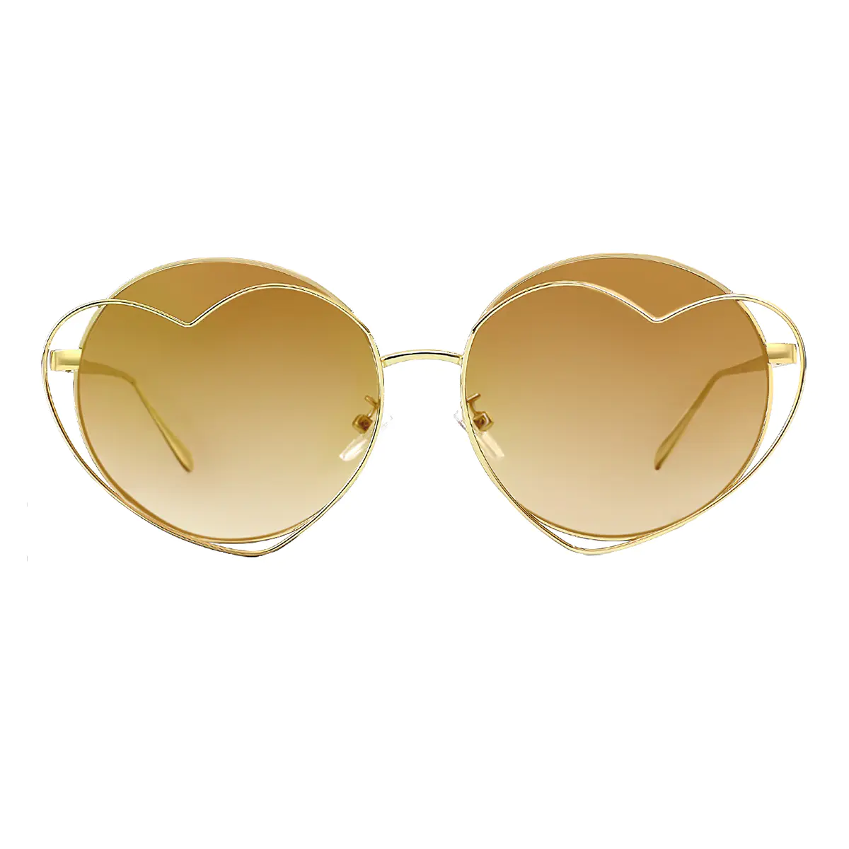 Round Gold Sunglasses