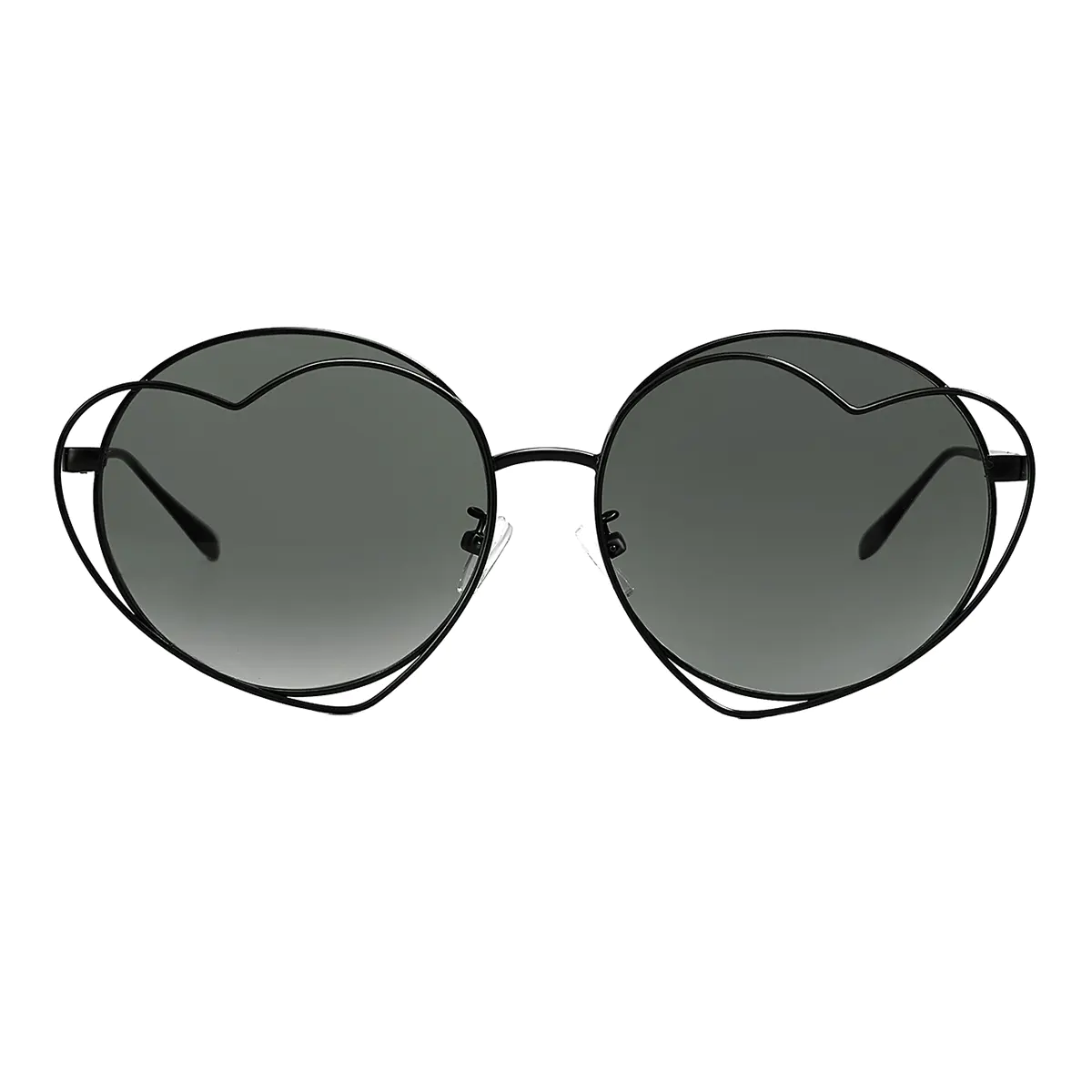 Round Black Sunglasses