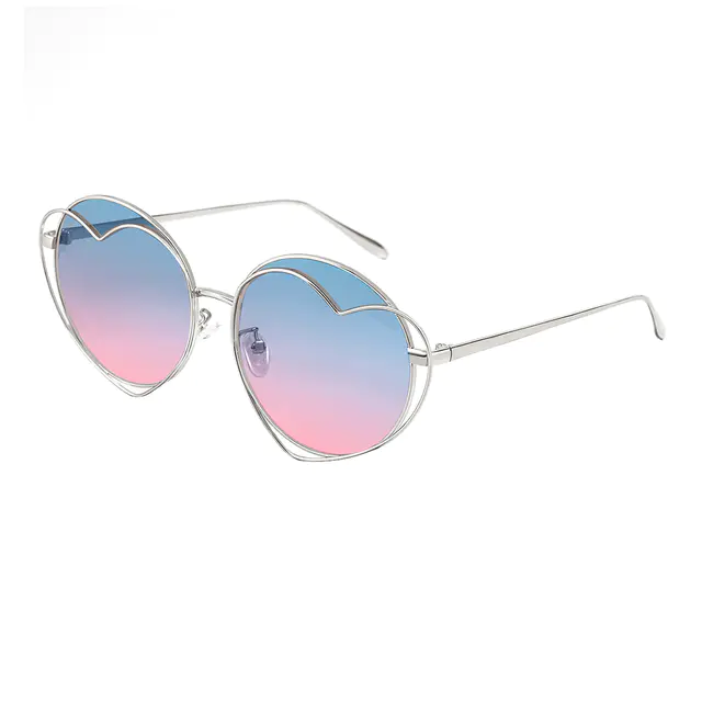 Round Silver Sunglasses