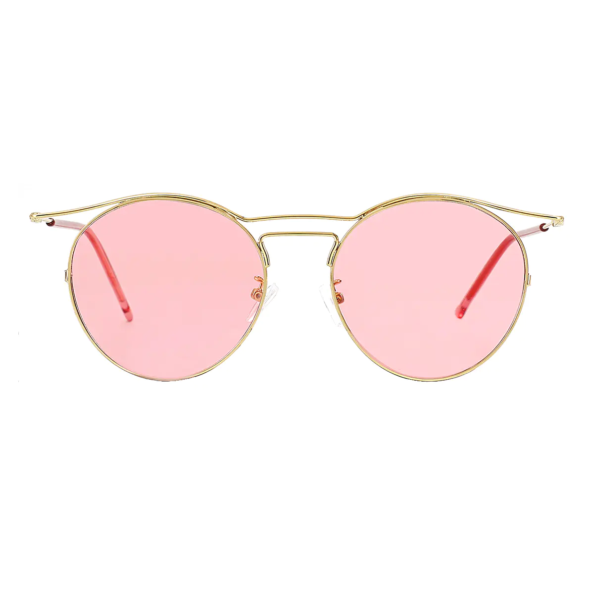 Aviator Dark Gold Sunglasses