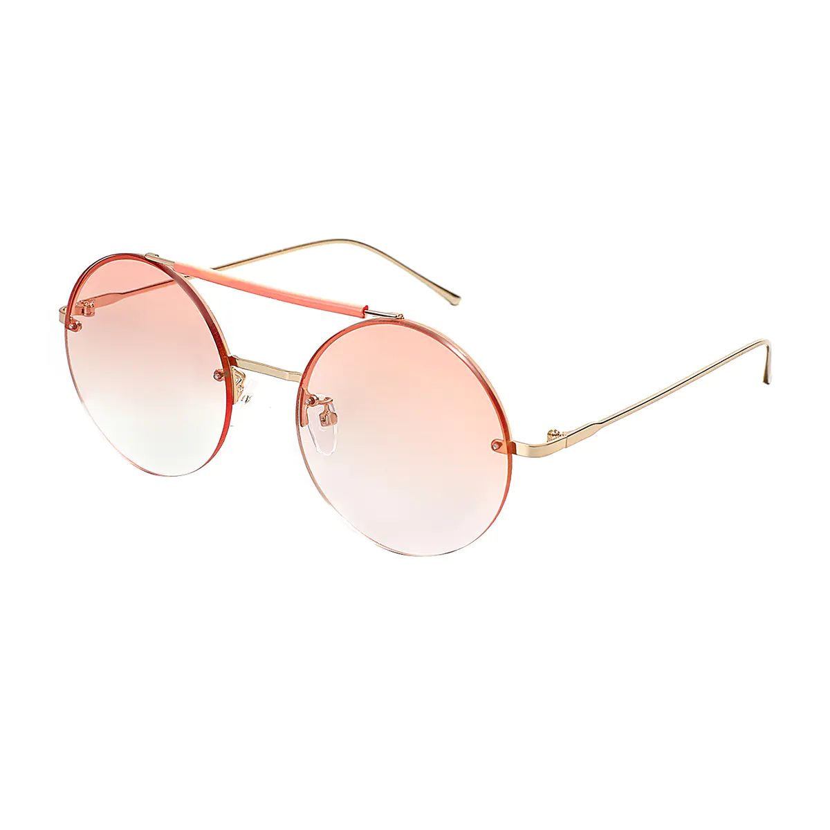 Round Gold Sunglasses