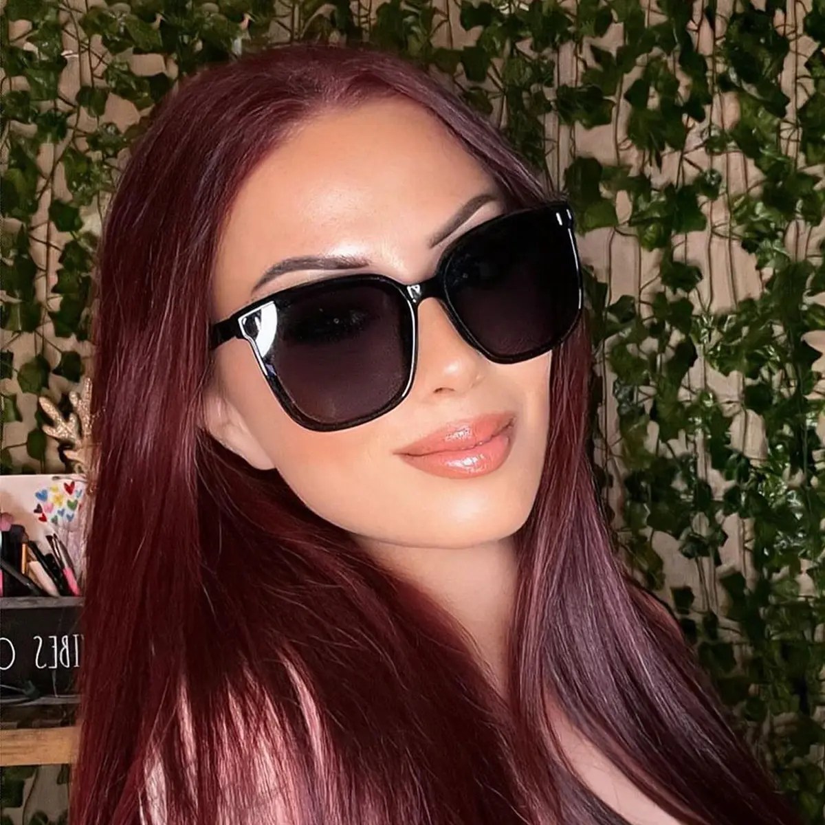 Browline Black Sunglasses