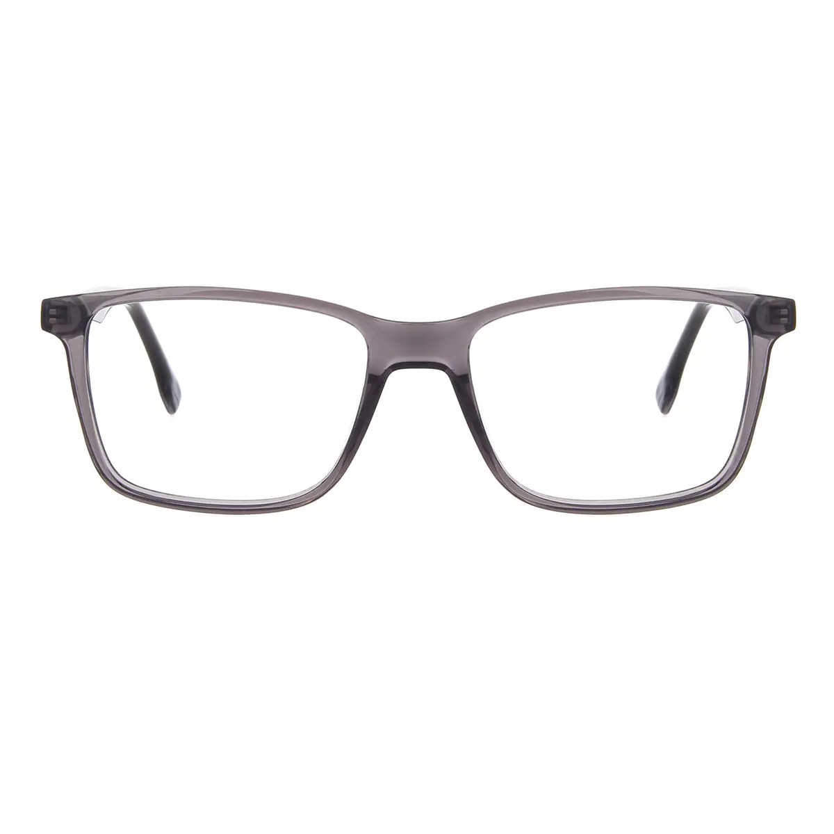 Rectangle Grey Eyeglasses