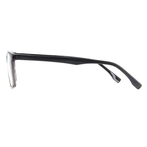 Rectangle Grey Eyeglasses