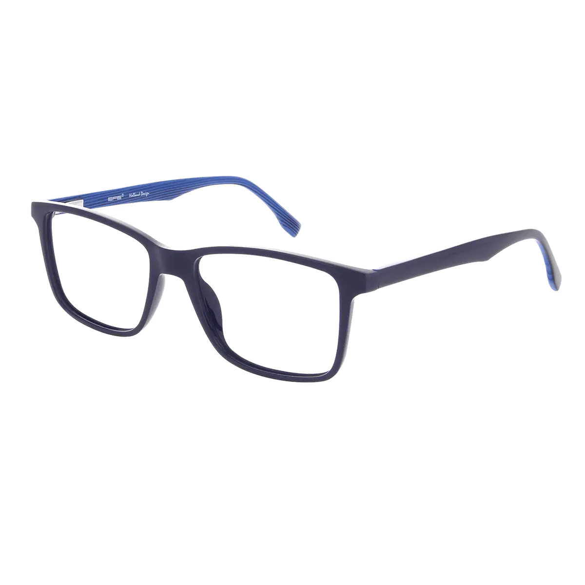 Rectangle Black/Blue Eyeglasses