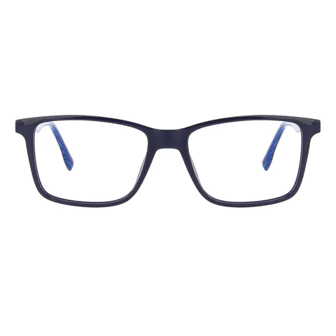 Rectangle Black/Blue Eyeglasses