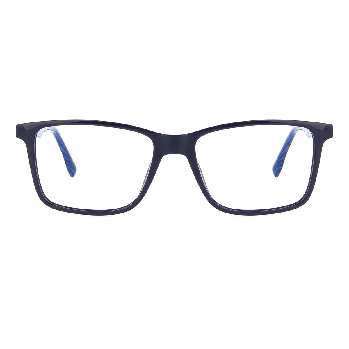 Rectangle Black/Blue Eyeglasses