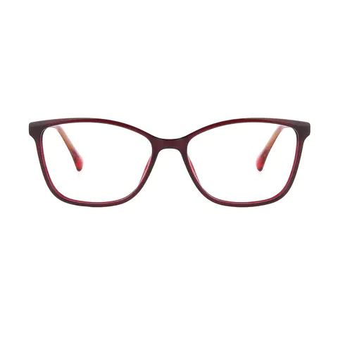 Rectangle Wine Eyeglasses