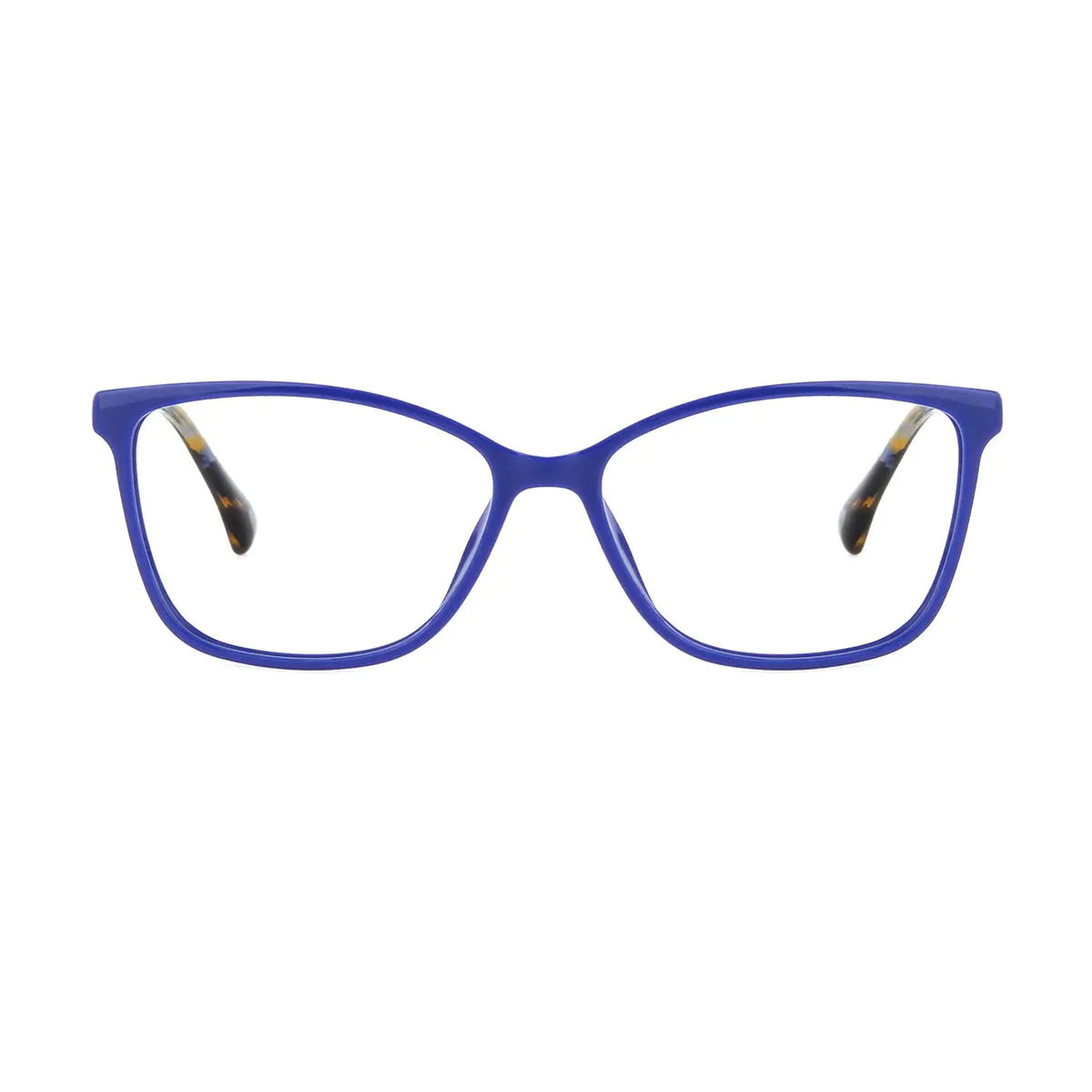 Rectangle Blue Eyeglasses