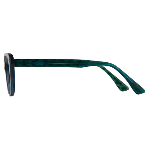 Cat-eye Navy Blue Eyeglasses