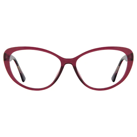 Cat-eye Wine Eyeglasses