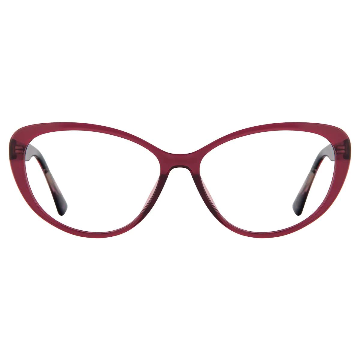 Cat-eye Wine Eyeglasses