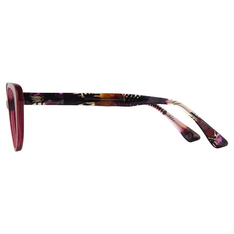 Cat-eye Wine Eyeglasses